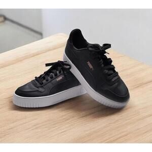 Puma Womens Carina Street Sneaker Black Size 10.5